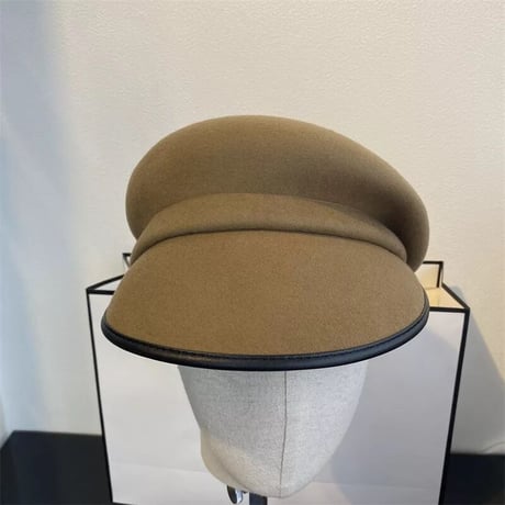 変形 wool casquette
