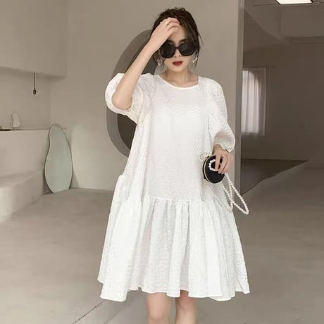 puff sleeve onepiece