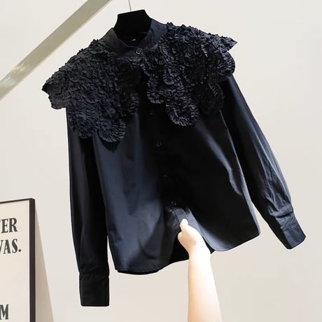 big collar blouse