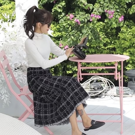 チェック スカート