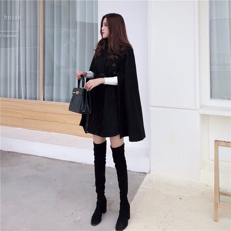 【即納】cape coat