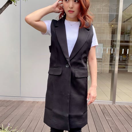 即納　ロングジレ
