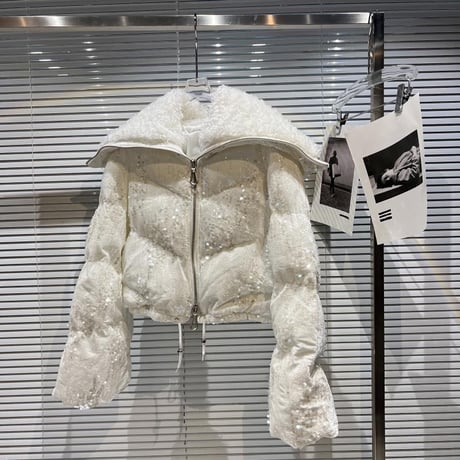スパンコール down jacket
