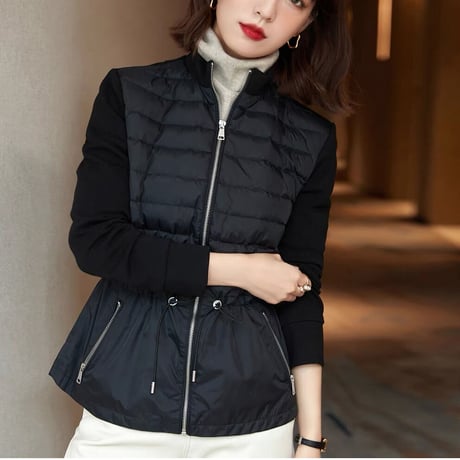 peplum down jacket