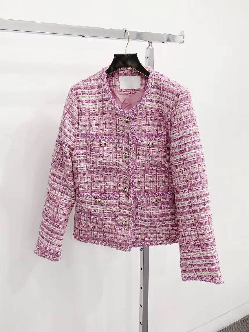 正規品　新品　Herlipto Grace Tweed Jacket pink Girls Riviere Tweed Jacket