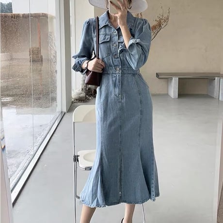 denim onepiece