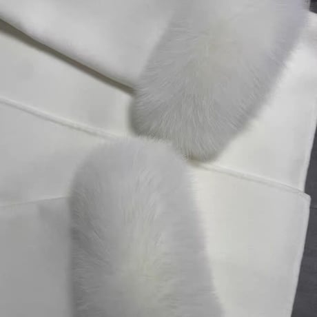 sleeve fox fur coat