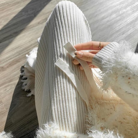 【秋冬】knit pants