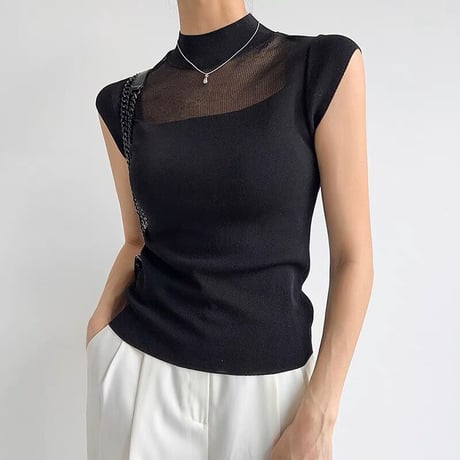 high neck summer knit