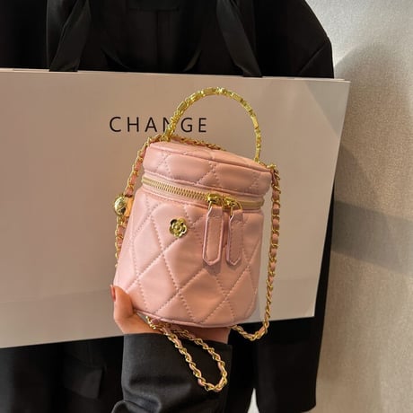 flower point bucket bag