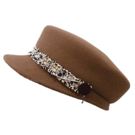 【即納あり】tweed line casquette