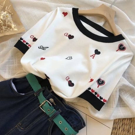 heart alphabet summer knit