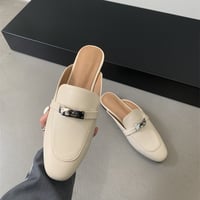 buckle design slip-on