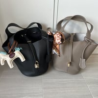 puleather cube bag