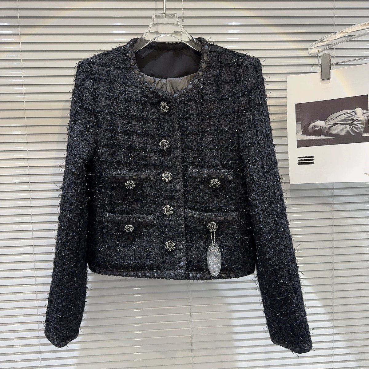 bijou button tweed jacket | BrillantSelect Store