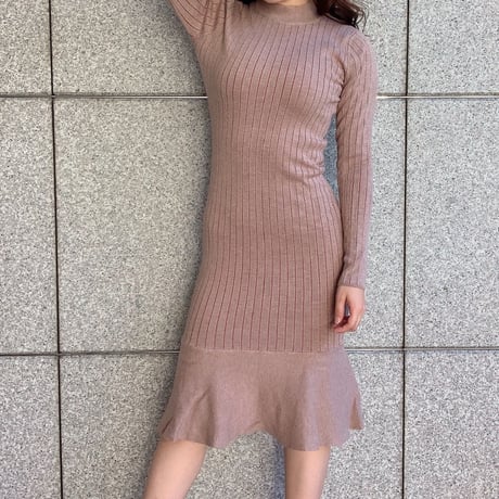 マーメイドニットワンピース