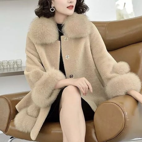 fox fur coat