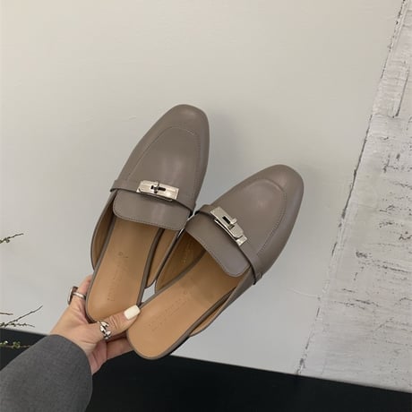buckle design slip-on