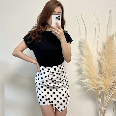 Acimentary dot skirt