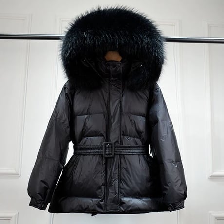 real fur down jacket