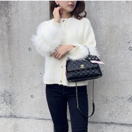 heart button cardigan