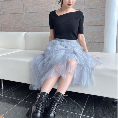 【即納】tulle skirt