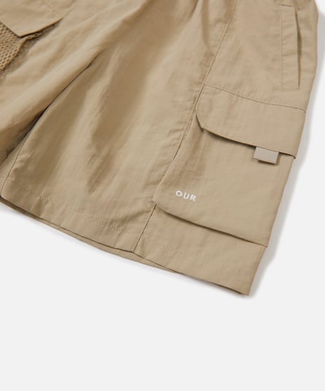 【OUR】mesh cargo short pants【90-160cm】
