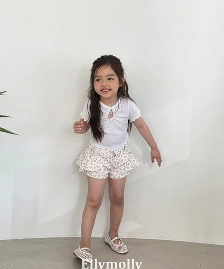 【予約商品】【ELLYMOLLY】frill short pants【80-150cm】