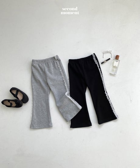 side lace flare pants【90-150㎝】