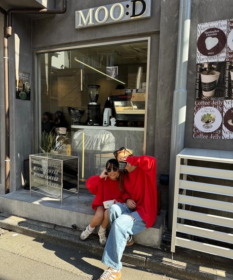 RED simple sweat pullover【90-160cm】