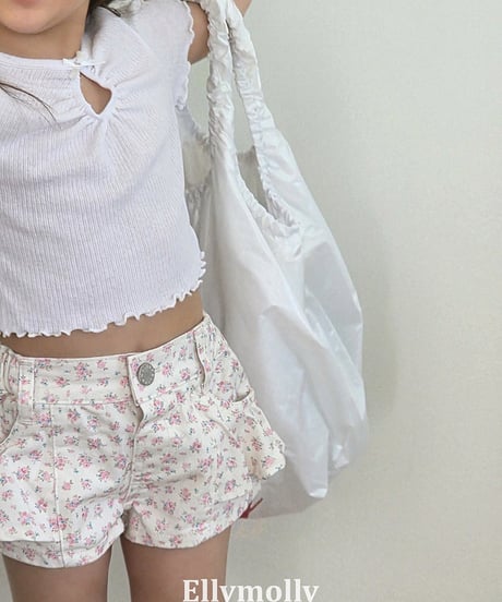 【予約商品】【ELLYMOLLY】frill short pants【80-150cm】