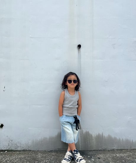 damage denim half pants【80-150cm】