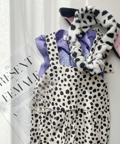 【Melia.original】Dalmatian salopette  -junior-