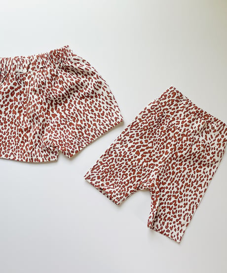 【Melia.original】color leopard biker pants