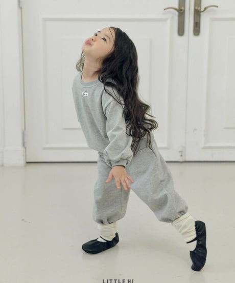 【LITTLE HI】【予約商品】color sweat setup -PANTS-【80-120cm】