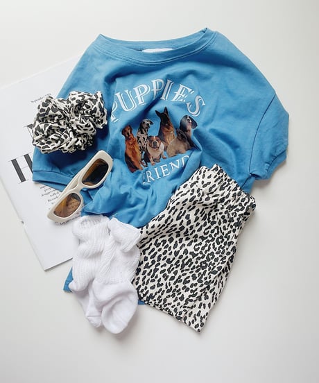 【Melia.original】color leopard short pants