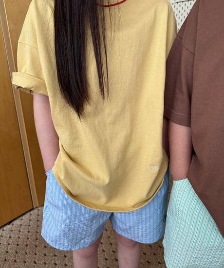 【予約商品】【OUR】Simple color Tee 【90-160cm】