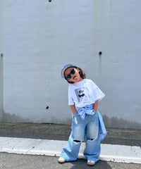 damage denim pants【80-150cm】