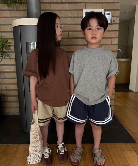 【OUR】route line short pants【90-160cm】