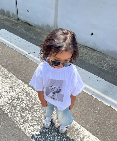 Dalmatian print tee【80-150cm】