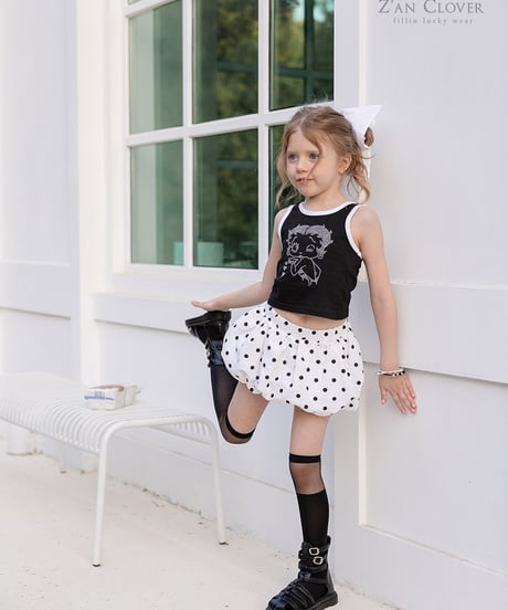 【予約商品】【ZANCLOVR】dot balloon skirt【70-150cm】