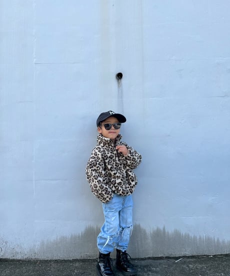 【Melia.original】Leopard half zip setup -トップス-