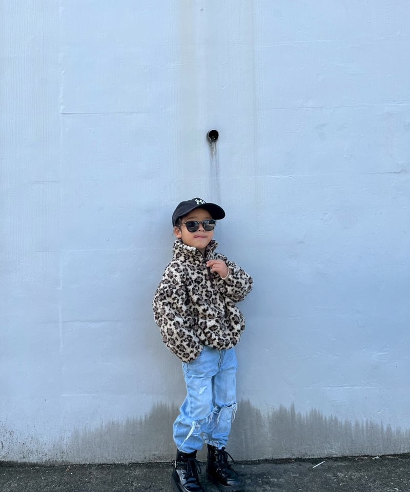 Melia.original】Leopard half zip setup -トップス- |