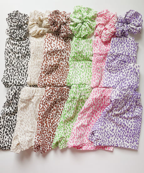 【Melia.original】color leopard short pants