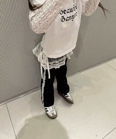 ”beautiful ”crop tee【80-130cm】