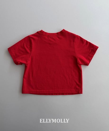 【予約商品】【ELLYMOLLY】vintage short tee 【80-130cm】