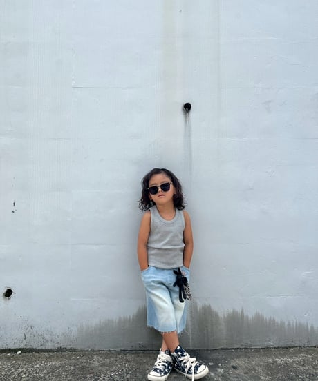 damage denim half pants【80-150cm】