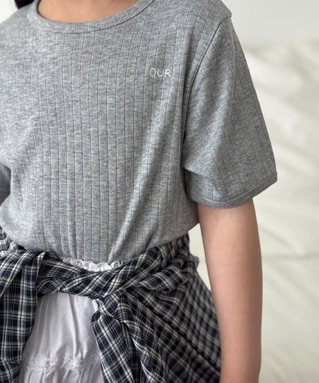 【OUR】Simple 天竺tee【90-160cm】