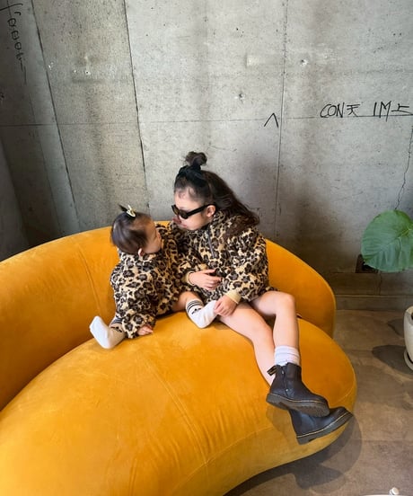 【Melia.original】Leopard half zip setup -スカート-
