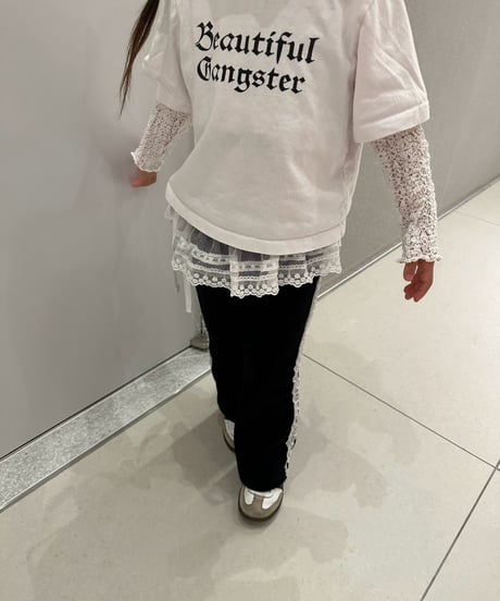 ”beautiful ”crop tee【80-130cm】